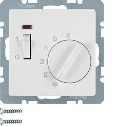 Berker Raumtemperaturregler Öffner Q1/Q3/Q7 weiß (20306089)
