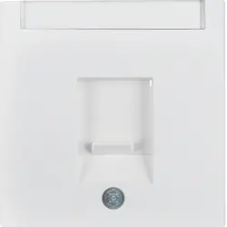 Berker Zentralplatte Modular Jack 1-fach S1/B3/B7 weiß glänzend (11708989)