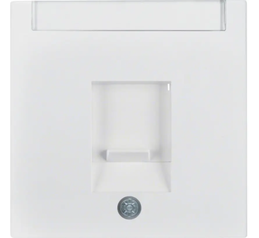 Zentralplatte Modular Jack 1-fach S1/B3/B7 weiß glänzend (11708989)