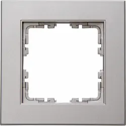 Kopp Abdeckrahmen 1-fach HK07 PURE stahl (406847007)