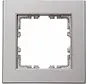 Abdeckrahmen 1-fach HK07 PURE stahl (406847007)
