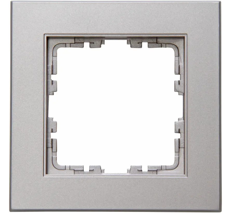 Abdeckrahmen 1-fach HK07 PURE stahl (406847007)