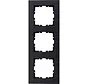 Abdeckrahmen 3-fach HK07 PURE anthrazit (407015001)