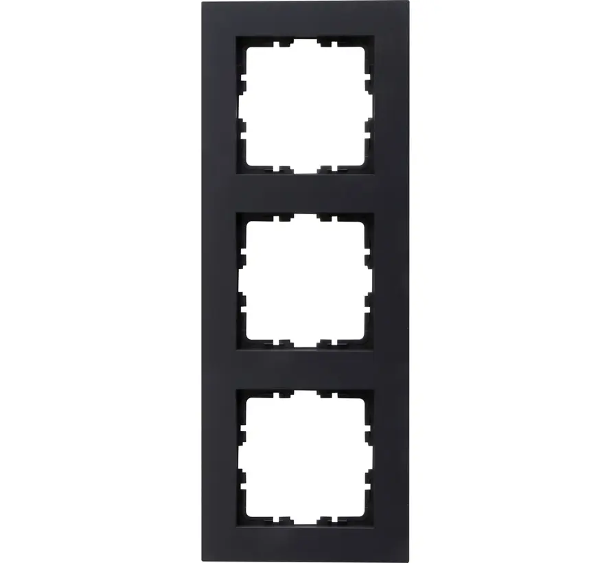 Abdeckrahmen 3-fach HK07 PURE anthrazit (407015001)