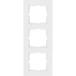 Kopp Abdeckrahmen 3-fach HK07 PURE reinweiß glänzend