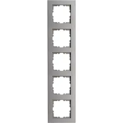 Kopp Abdeckrahmen 5-fach HK07 PURE stahl (407247000)
