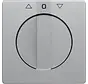 Drehbedienaufsatz Jalousieschalter Q1/Q3/Q7 aluminium (1080608400)