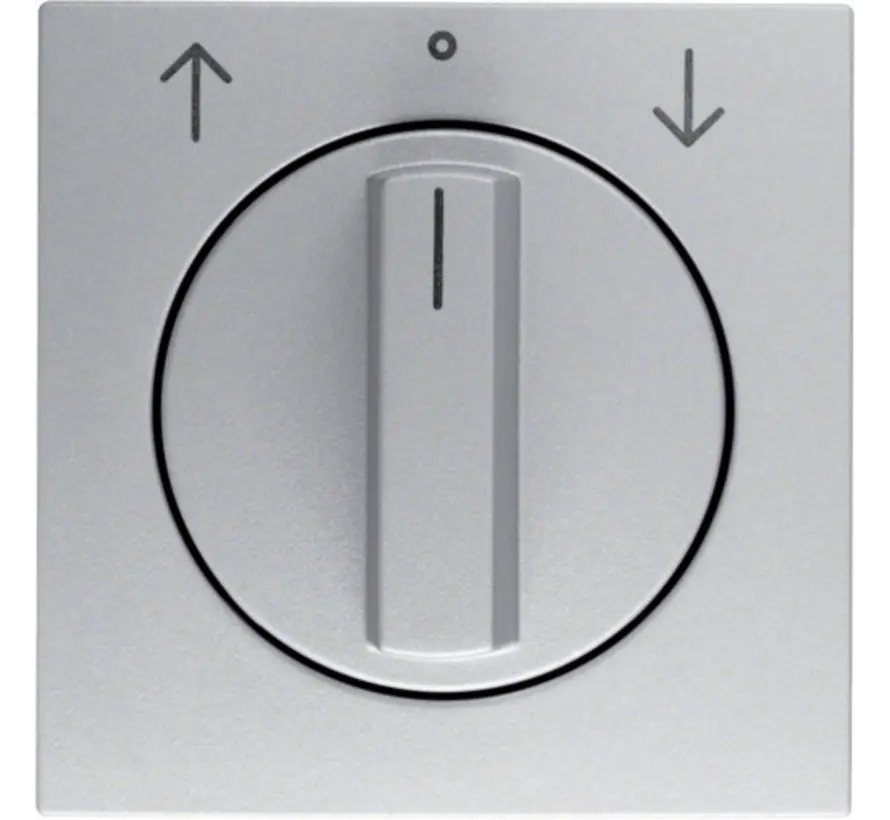 Drehbedienaufsatz Jalousieschalter S1/B3/B7 aluminium matt (1080140400)