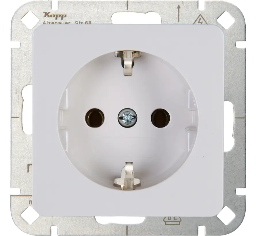 Schuko-Steckdose HK02 arktisweiß (914813003)
