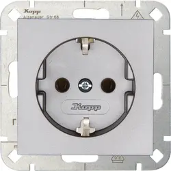Kopp Schuko-Steckdose HK07 Athenis stahl (949347009)