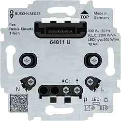 Busch-Jaeger Relais-Einsatz flex 1-fach (64811 U)