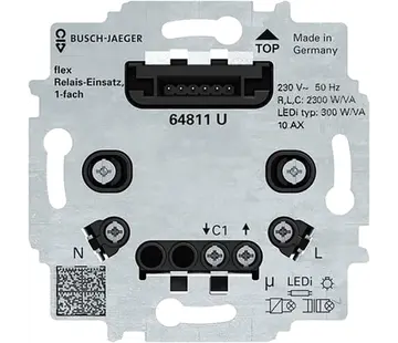 Busch-Jaeger Relais-Einsatz flex 1-fach (64811 U)