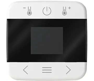 Busch-Jaeger Zentralplatte für Raumthermostat mit Display und Bluetooth Reflex SI (1794 MDRT-214)
