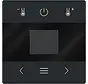 Zentralplatte für Raumthermostat mit Display und Bluetooth Future Linear schwarz matt (1794 MDRT-885)