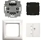 Jalousie-Einsatz flex Komplettset mit 2-fach Bedienelement Wireless Balance SI weiß glänzend (62731/UJ-914-WL)