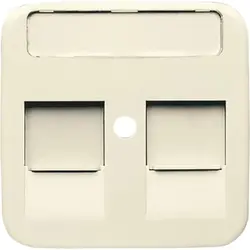 Busch-Jaeger Zentralplatte Modular Jack 2-fach Standard SI (1800-212)