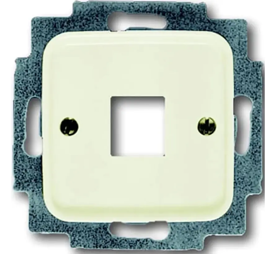Zentralplatte + Tragplatte 1x Modular Jack Standard SI (2561-212)