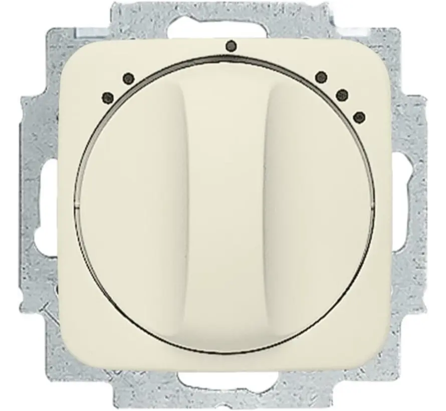 Dreistufenschalter mit Einsatz und Knopf Standard SI creme (2711 UCDRL-212)