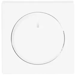 Busch-Jaeger Dimmerbedienaufsatz Drehdimmer Future Linear studioweiß glänzend (6540-84-102)