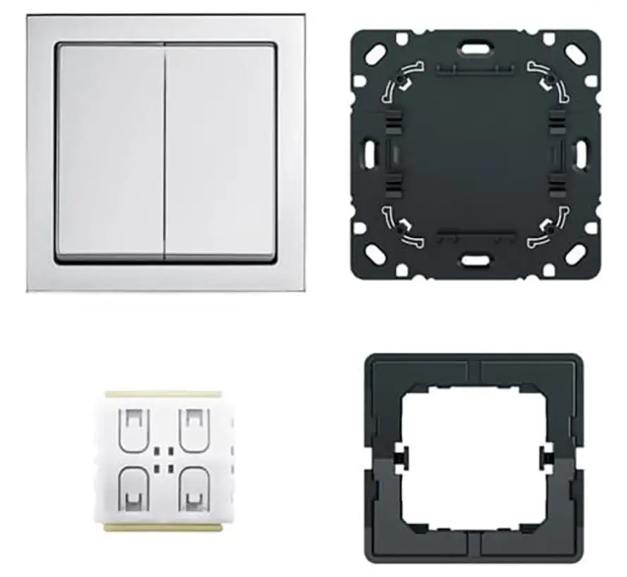 Friends of Hue Smart Switch Komplettset Future Linear alusilber (6716 UJ-83)