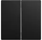 Friends of Hue Bedienwippe 2-fach Balance SI schwarz matt (6736 FOH-915)
