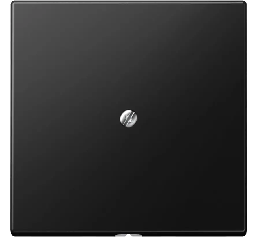 Zentralplatte Leitungsauslass mit Tragring LS990 graphitschwarz matt (LS 990 A SWM)