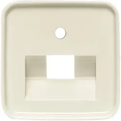 Busch-Jaeger Zentralplatte RJ45 Netzwerk-Anschlussdose 1-fach Standard SI (1803-212)
