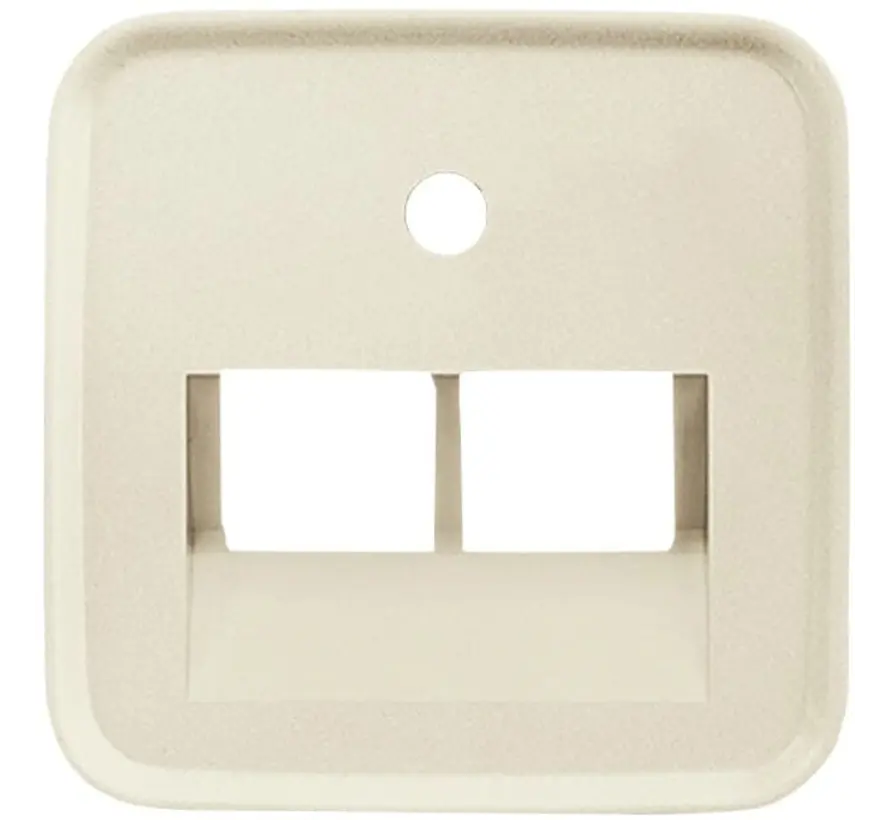 Zentralplatte RJ45 Netzwerk-Anschlussdose 2-fach Standard SI (1803-02-212)