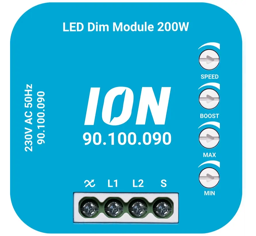 Universelles LED-Dimmermodul 0,3-200 Watt RC mit Boost-Funktion (90.100.090)