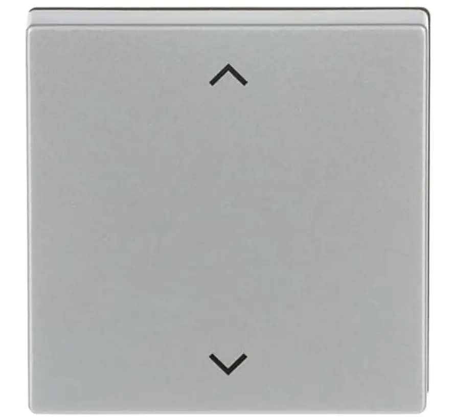 Wippe mit Pfeilsymbolen für elektronischen Jalousieschalter Future Linear alusilber (6430-83-102)