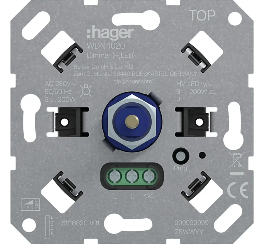 Universal-Drehdimmer Standard (WDN4020)