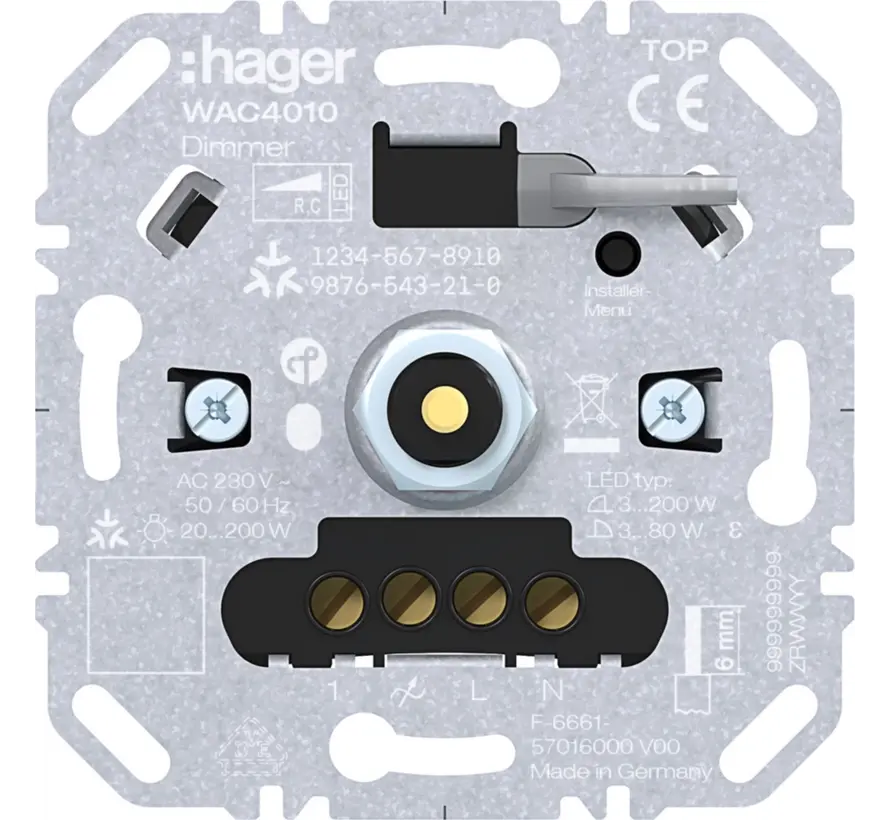 Universeller Matter-LED-Dimmer 3-100 Watt (WAC4010)