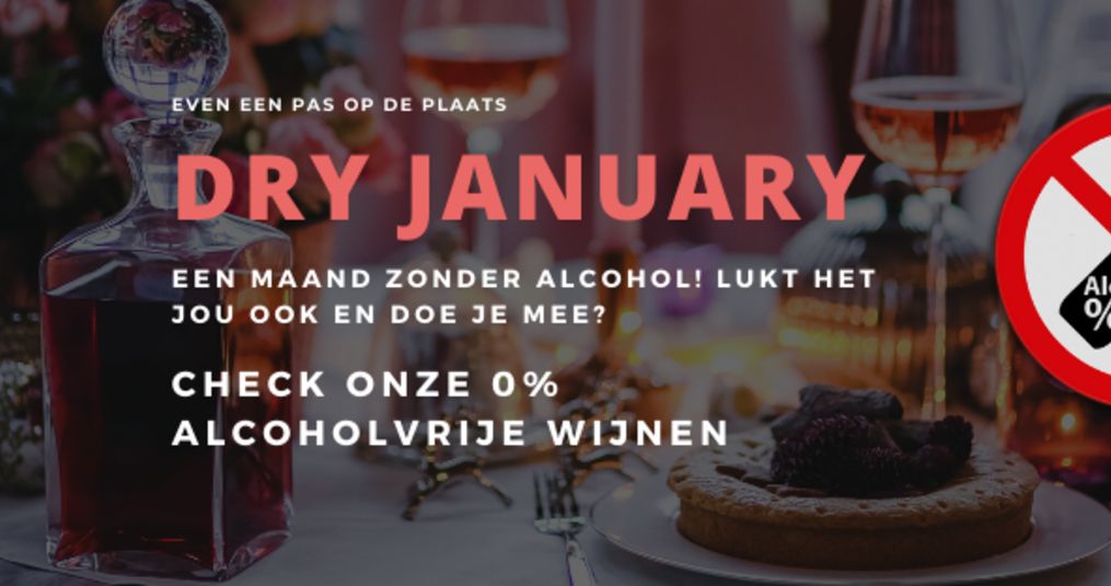 Dry January een alcoholvrije maand