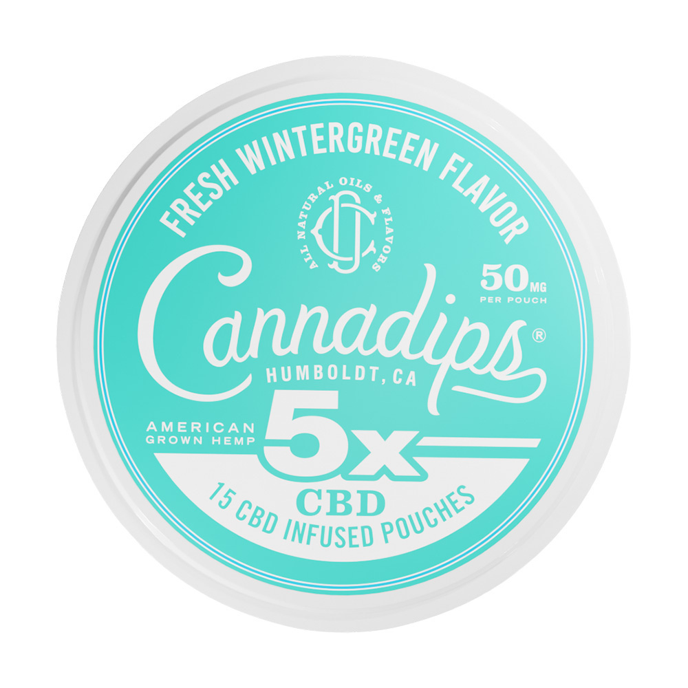 Cannadips 5x Fresh Wintergreen - Mega Limited Edition