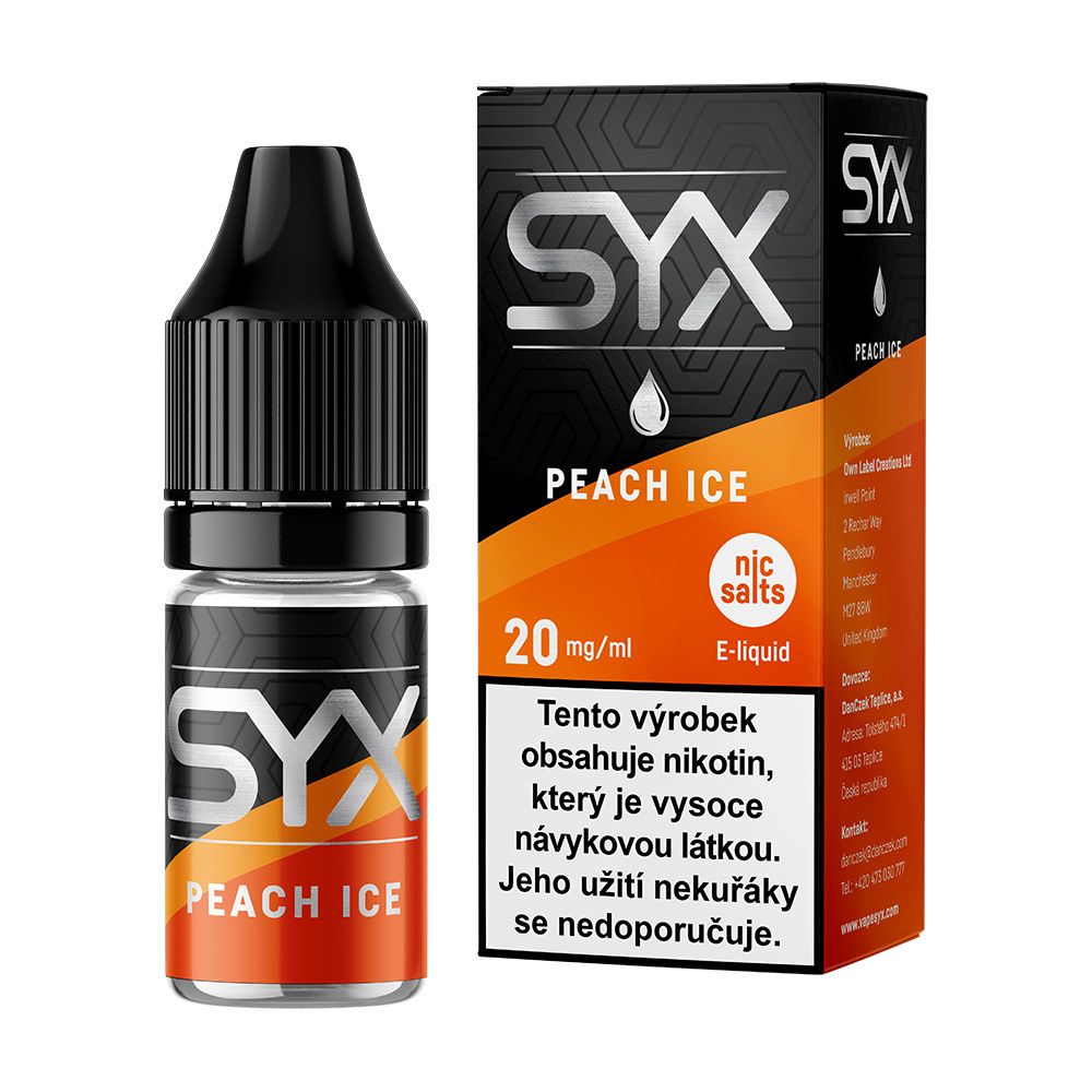 SYX Nic Salt | Peach Ice 20