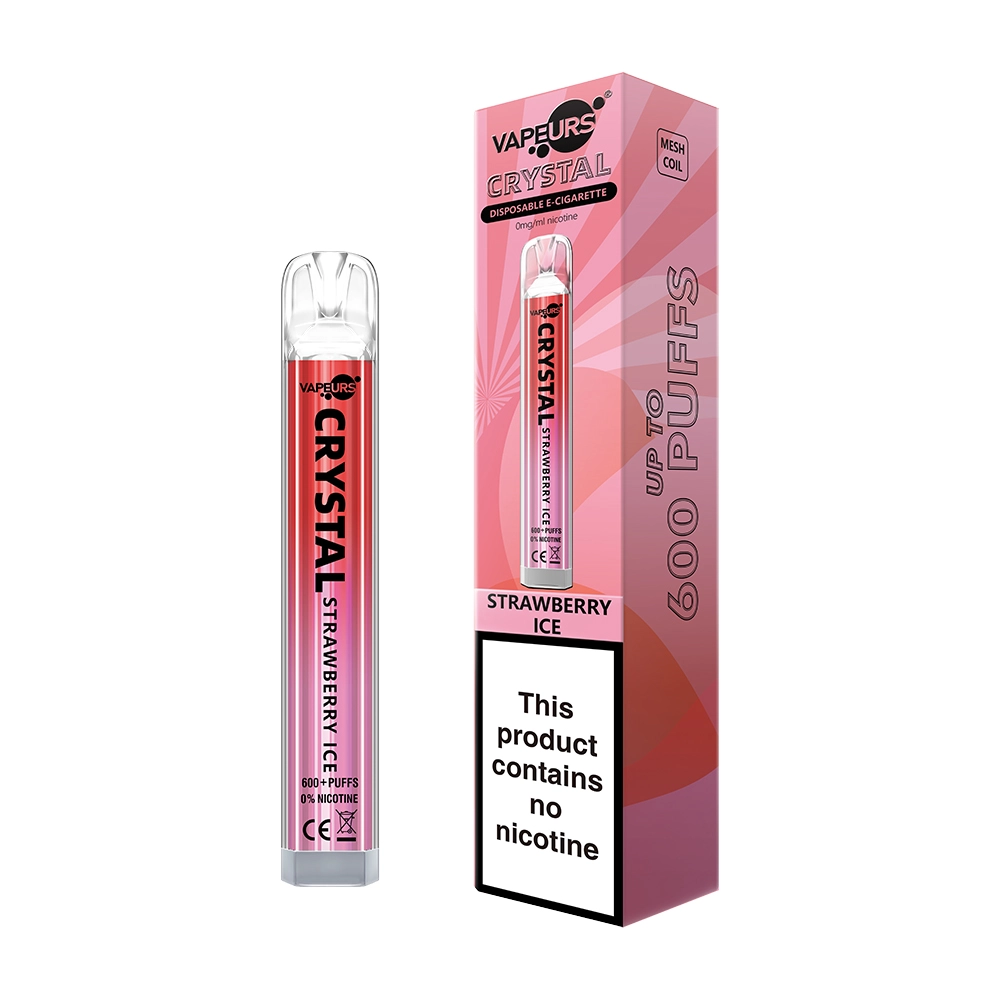 Vapeurs Crystal Strawberry Ice | Nicotine free