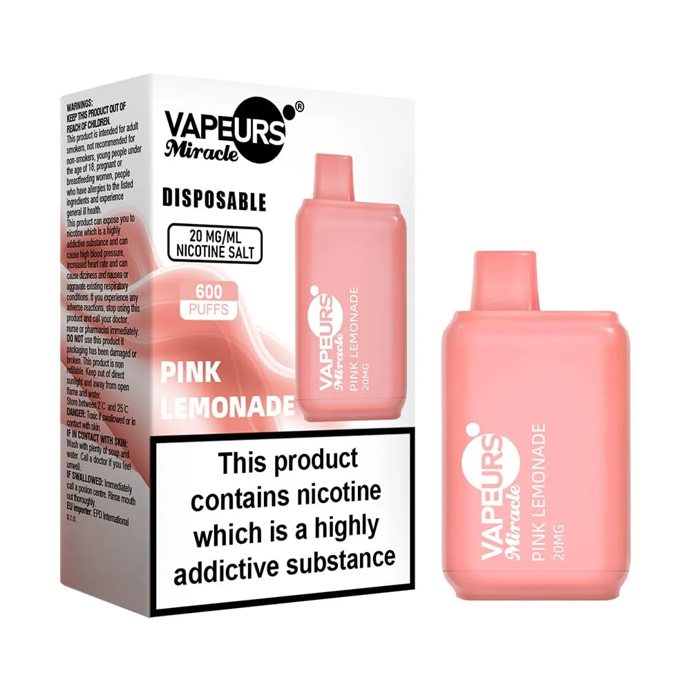 Vapeurs Miracle Pink Lemonade