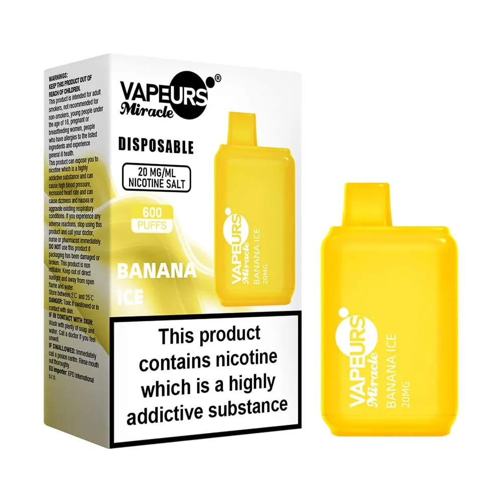 Vapeurs Miracle Banana Ice