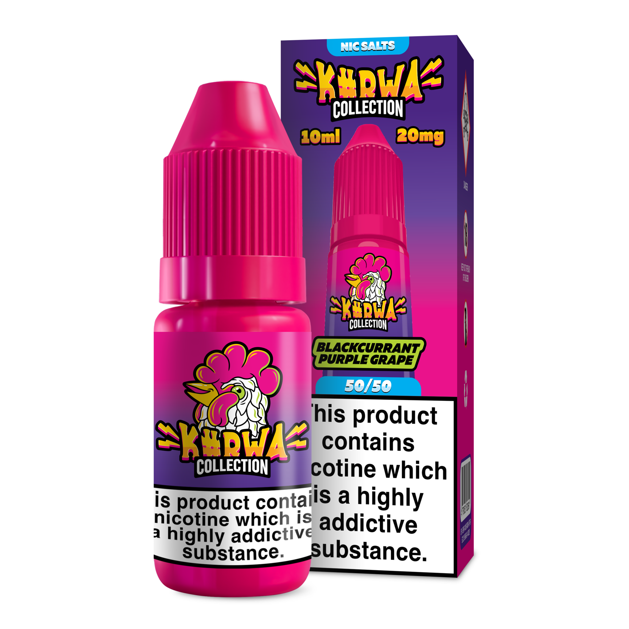 K#RWA Collection E-liquid Blackcurrant Purple Grape