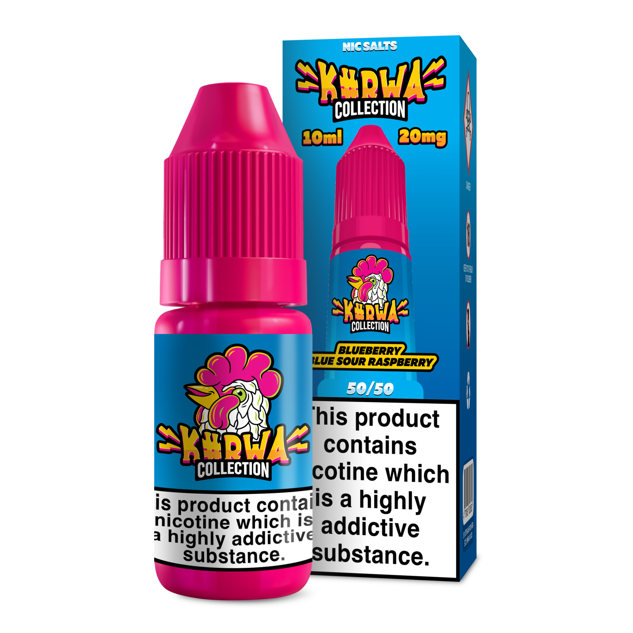 K#RWA Collection E-liquid Blueberry Blue Sour Raspberry