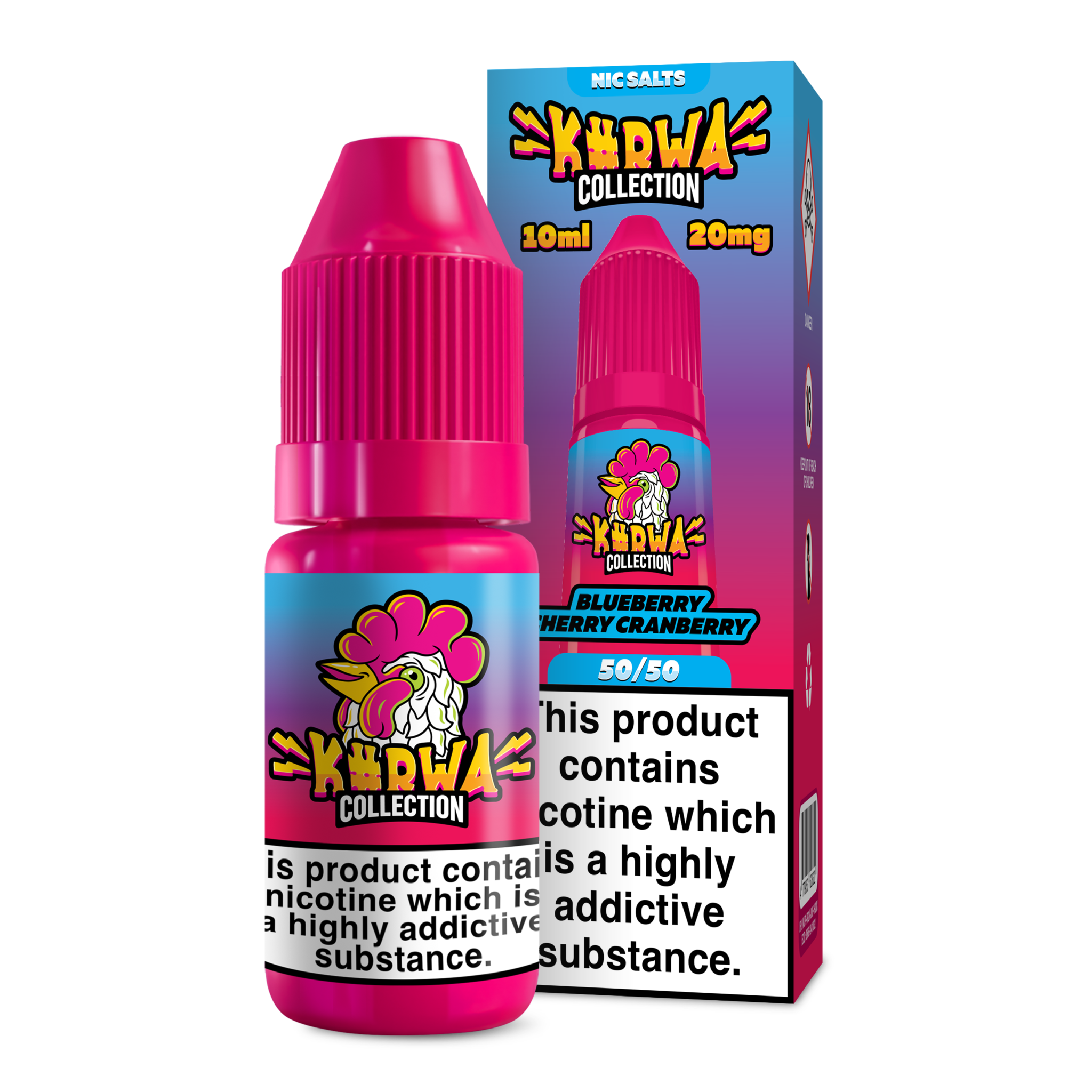 K#RWA Collection E-liquid Blueberry Cherry Cranberry