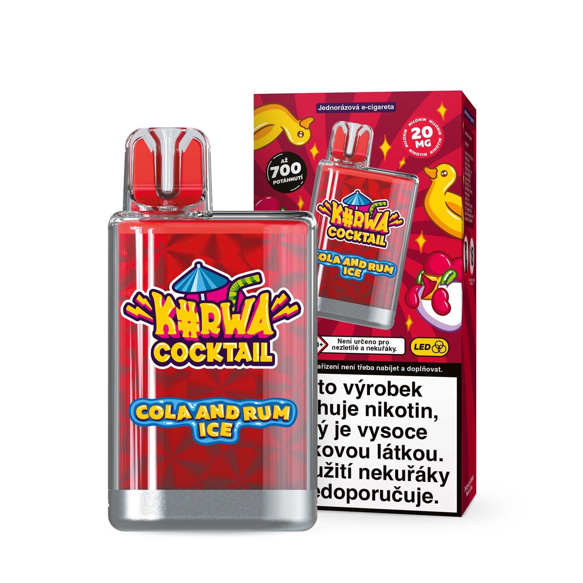 KURWA Cocktail Cola Rum Ice