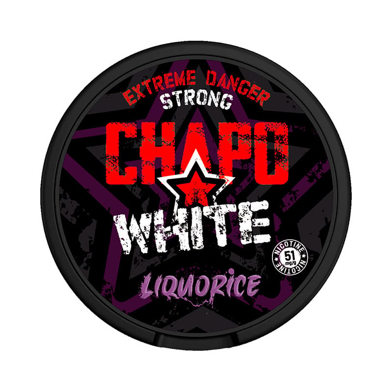 CHAPO WHITE Liquorice Danger Strong
