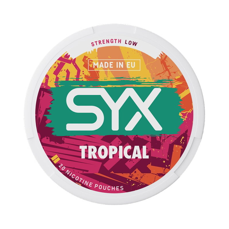 SYX Tropical Low | Bolsas de nicotina premium