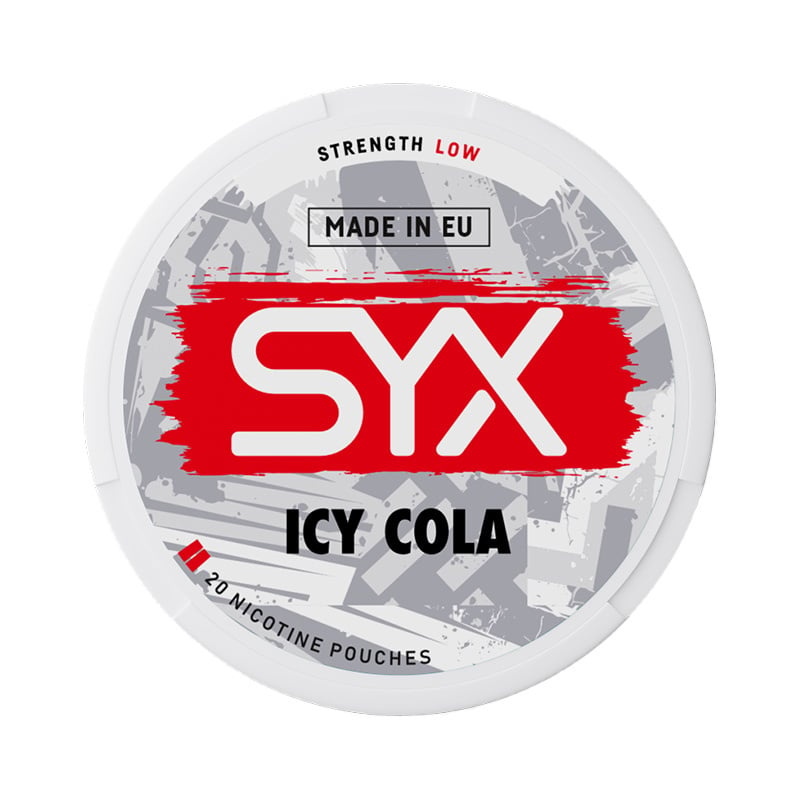 SYX Icy Cola Low | Bolsitas de nicotina premium