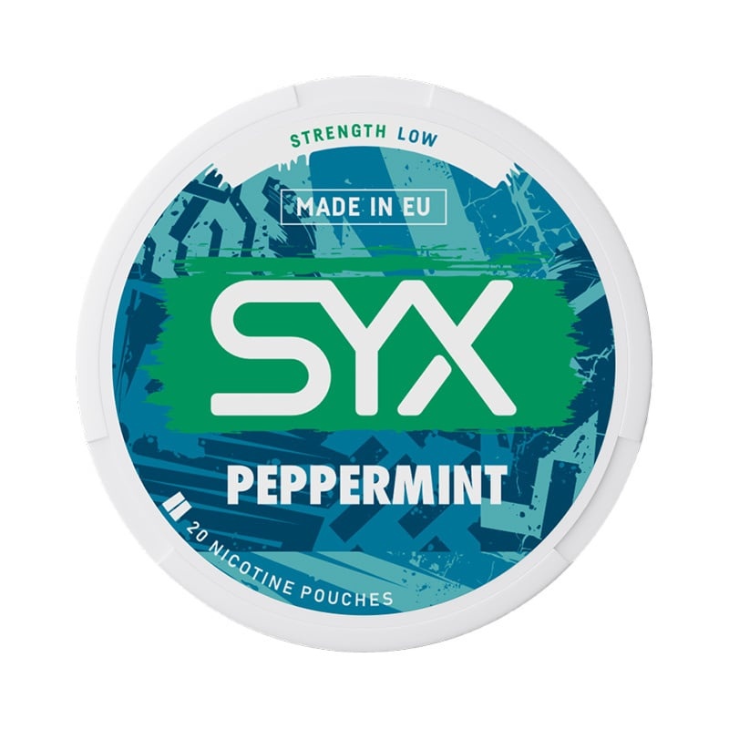SYX Peppermint Low | Premium Nicotinezakjes SYX Peppermint Low | Premium Nicotinezakjes