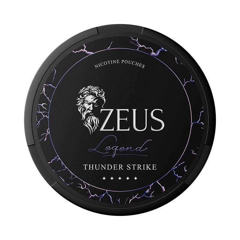 ZEUS LEGEND Thunder Strike – Uma descarga poderosa de energia em cada bolsa de nicotina