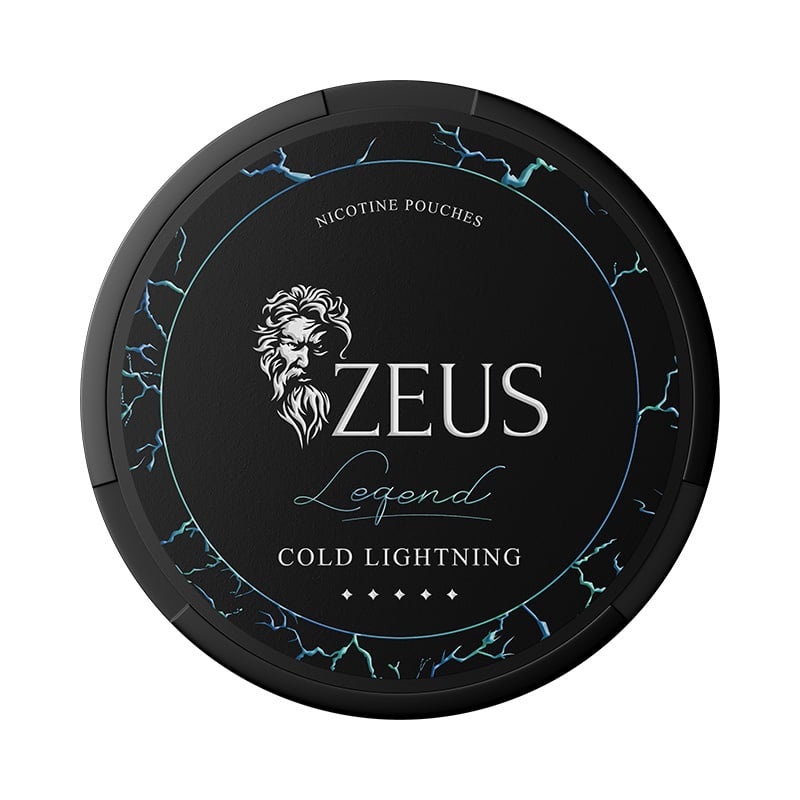 ZEUS LEGEND Cold Lightning – Een ijskoude explosie van kracht in elk nicotinezakje