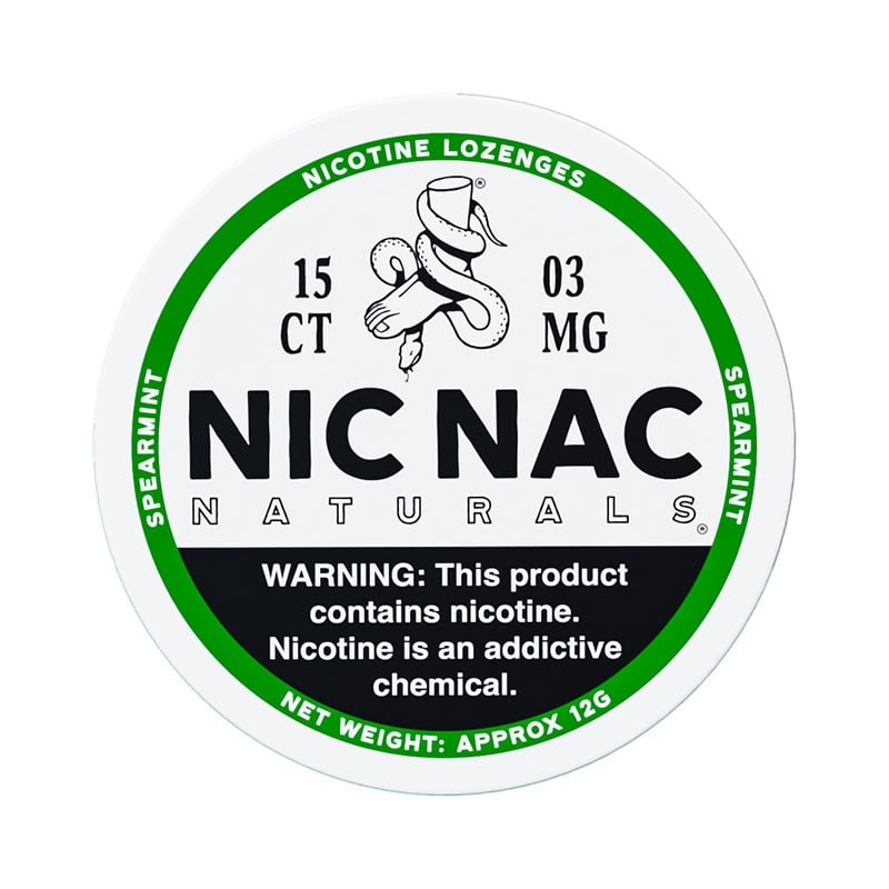 NIC NAC Spearmint  3MG | Gouttes de Nicotine