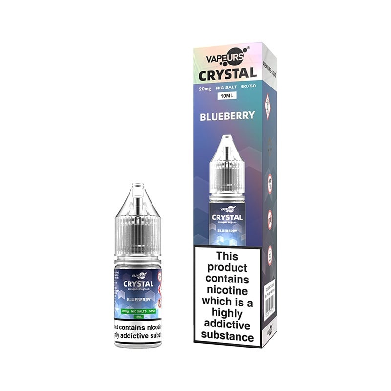 VAPEURS CRYSTAL LIQUIDS Blueberry 20MG VAPEURS CRYSTAL LIQUIDS Blueberry 20MG